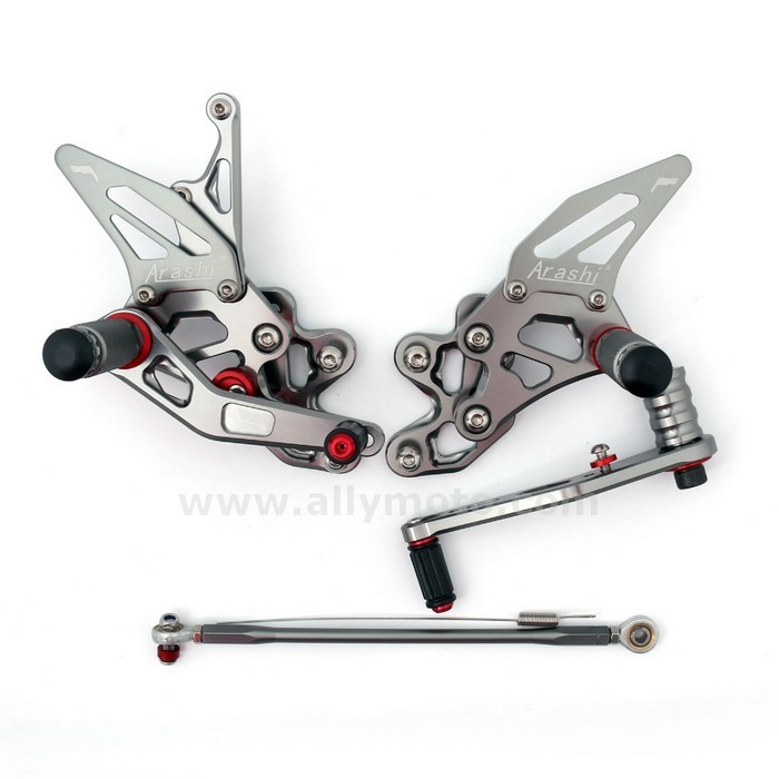 74 Racing Footrest Rearsets Rear Set Foot Pegs Suzuki Gsxr 600 750 2015 Gray